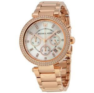 Michael Kors Women's Parker Rose Gold Watch